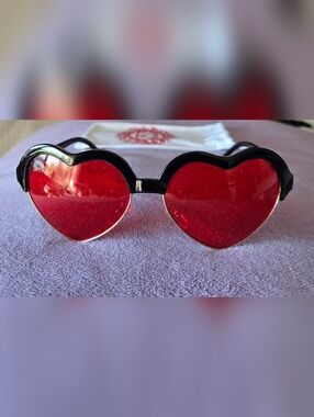 Rainbow OPTX Heart - Vitality Red Sunglasses HTF